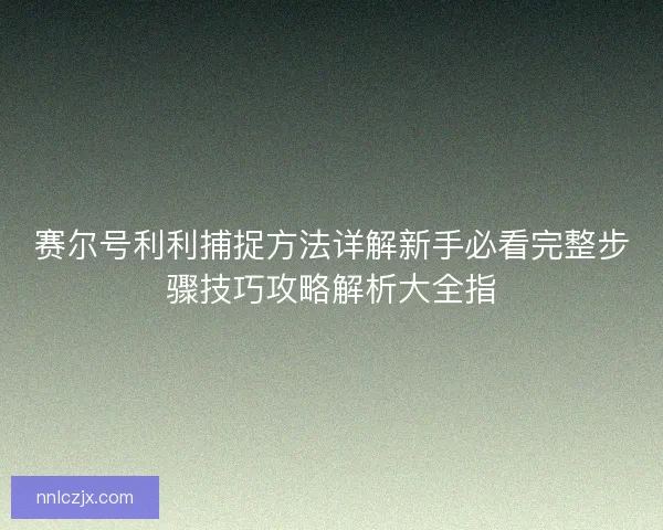 赛尔号利利捕捉方法详解新手必看完整步骤技巧攻略解析大全指